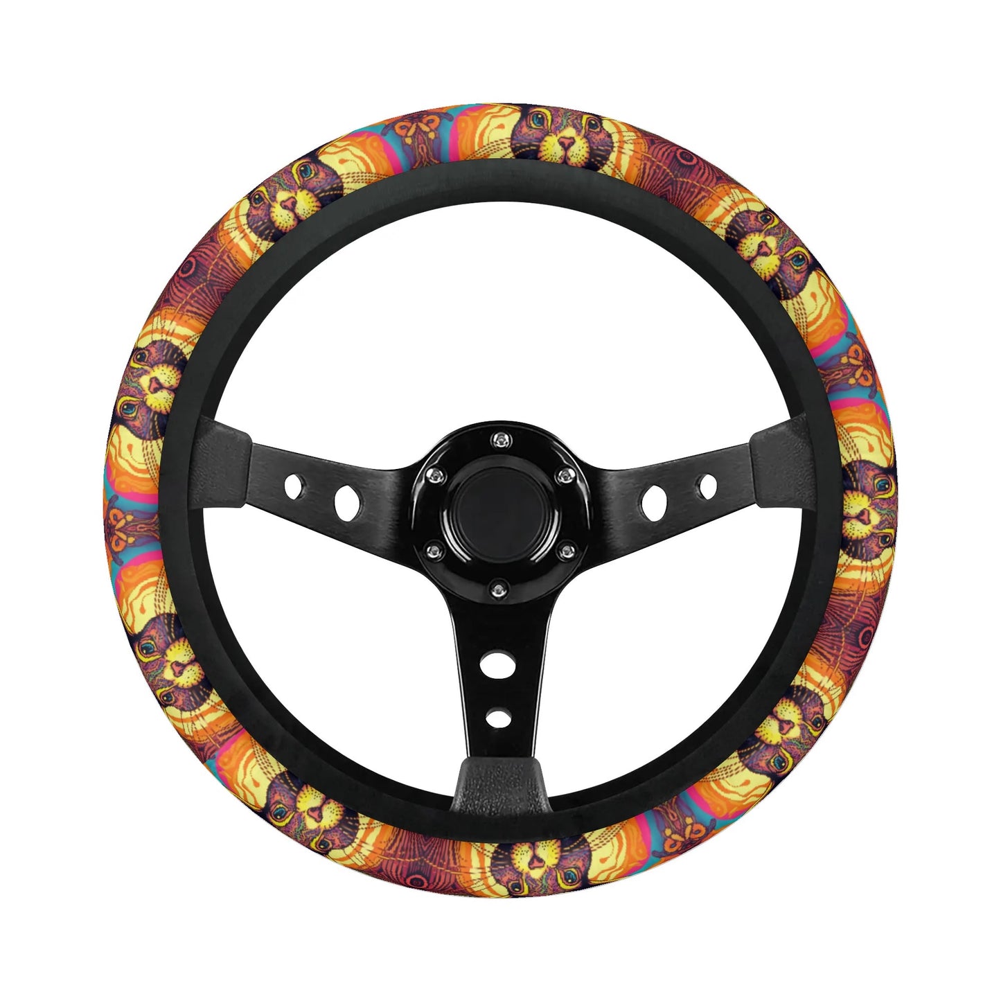 Psycho Rabbit Car Steering Wheel Cover