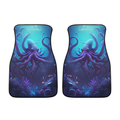 Kraken Sea Monster Car Mats - Set of 2 or 4 Car Floor Mats Car Accessories