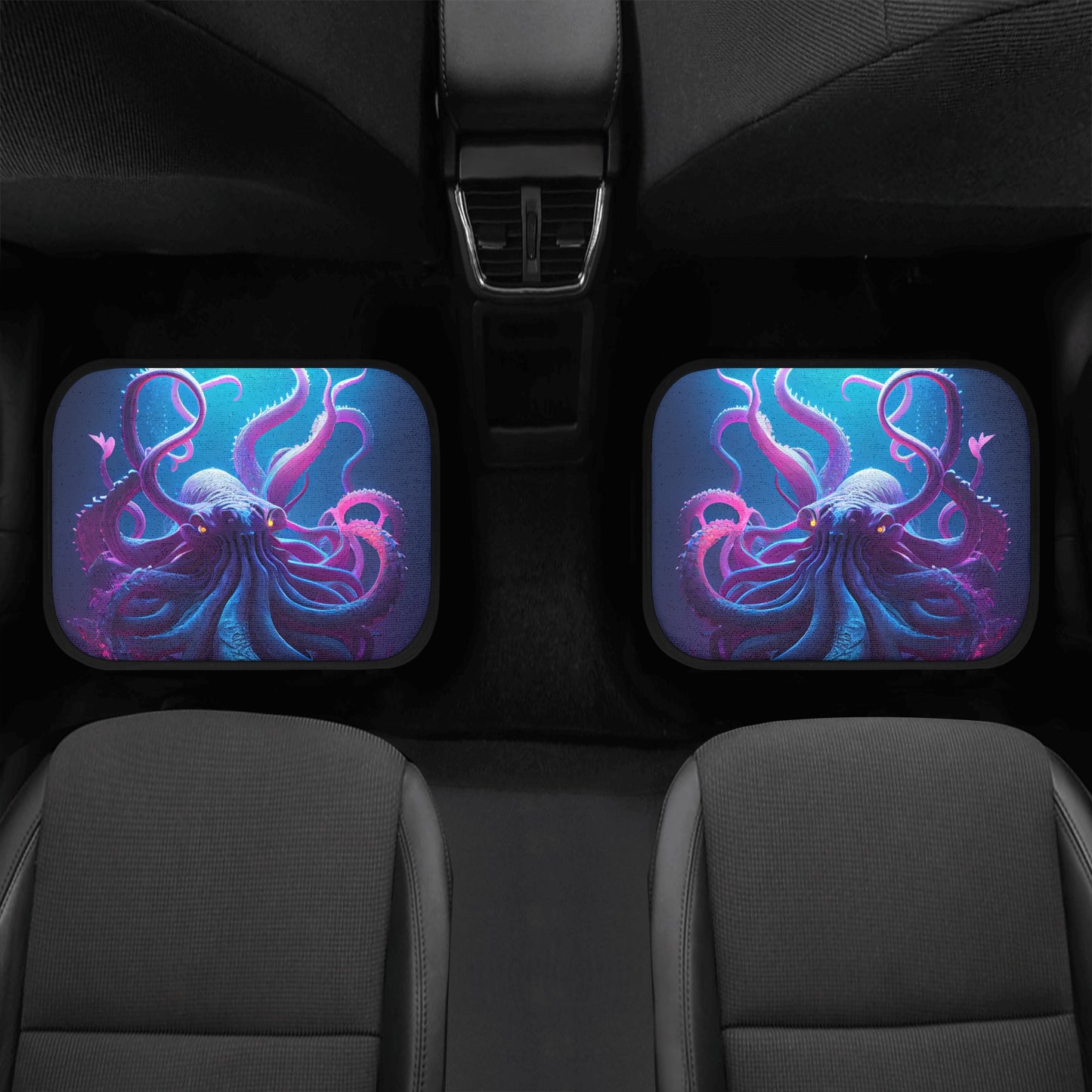 Kraken Sea Monster Car Mats - Set of 2 or 4 Car Floor Mats Car Accessories