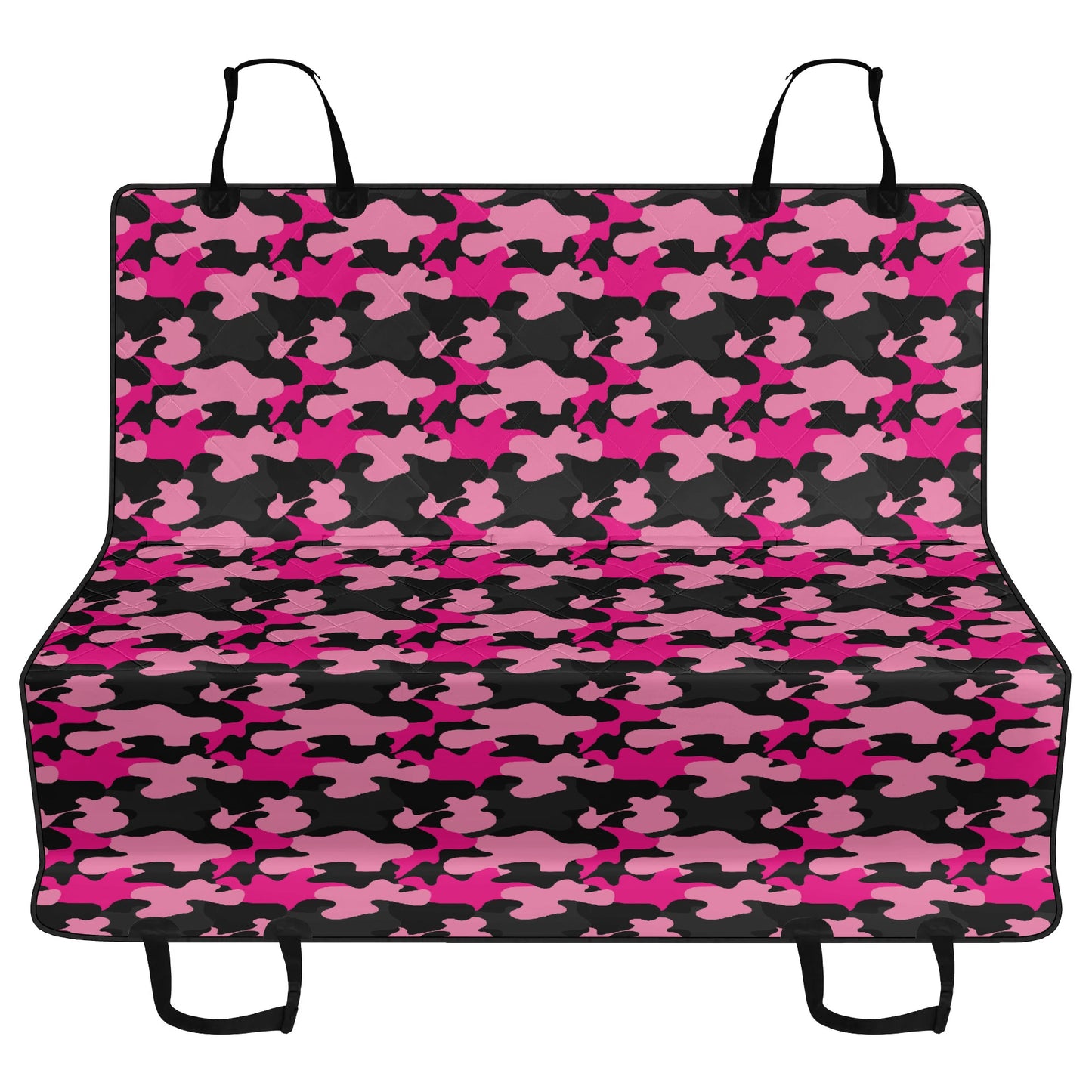 Pink Camo Car Pet Seat Cover - Waterproof Back Seat Cover Pet Hammock Dog Seat Protector