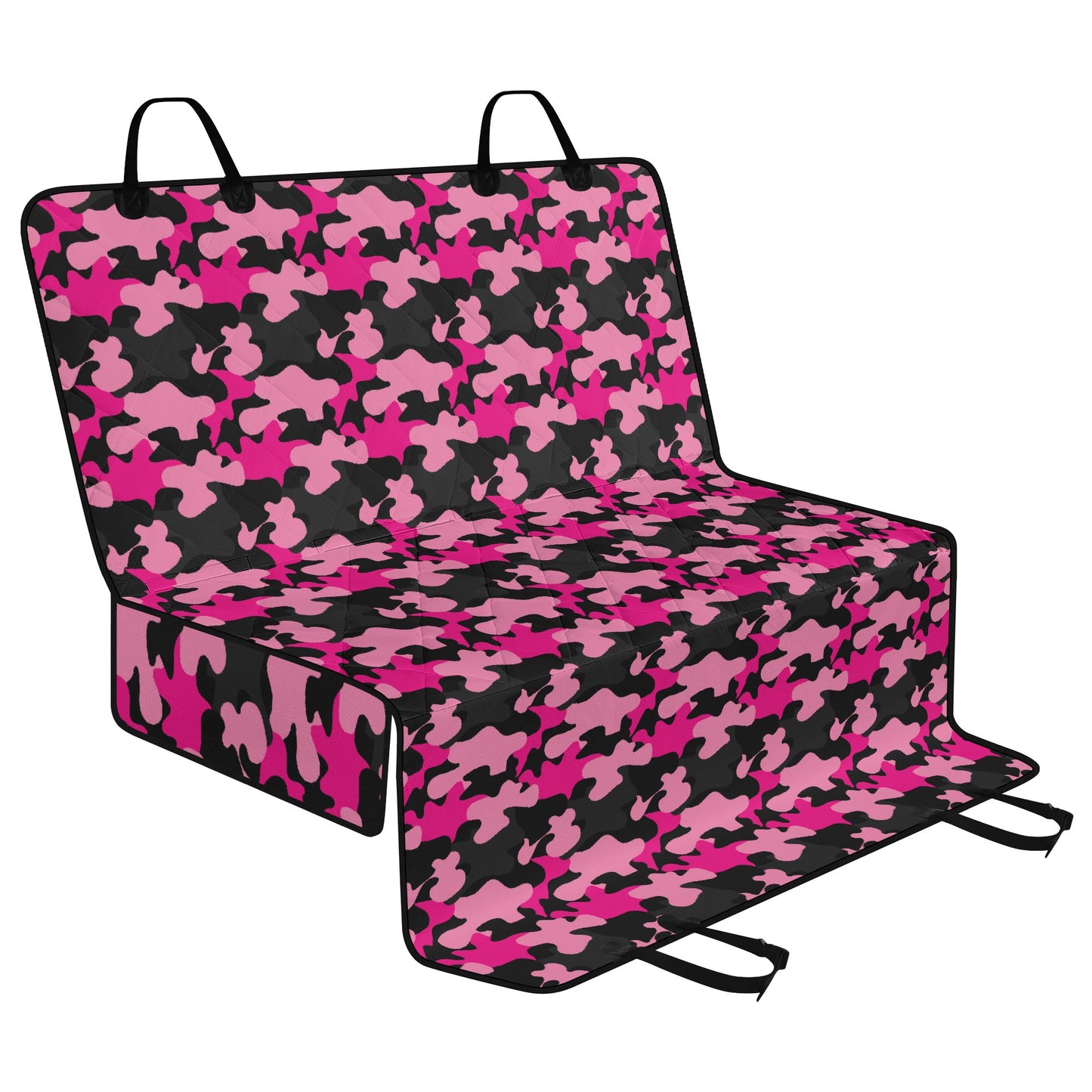 Pink Camo Car Pet Seat Cover - Waterproof Back Seat Cover Pet Hammock Dog Seat Protector