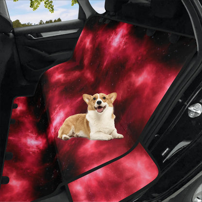 Red Mars Galaxy Car Pet Seat Cover - Waterproof Back Seat Cover Pet Hammock Dog Seat Protector