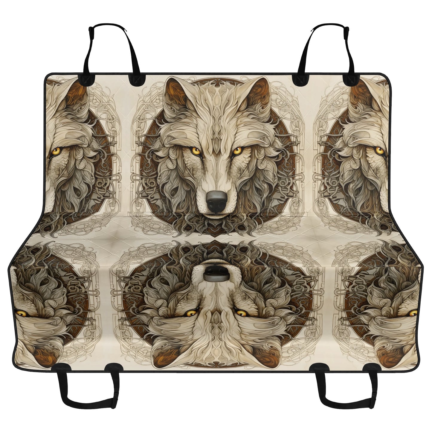 Dire Wolf Car Pet Seat Cover - Waterproof Back Seat Cover Pet Hammock Dog Seat Protector
