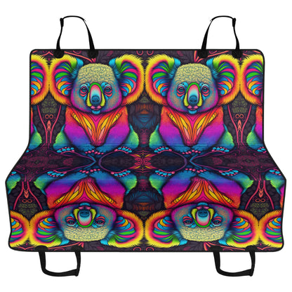 Psycho Koala Car Pet Seat Cover - Waterproof Back Seat Cover Pet Hammock Dog Seat Protector