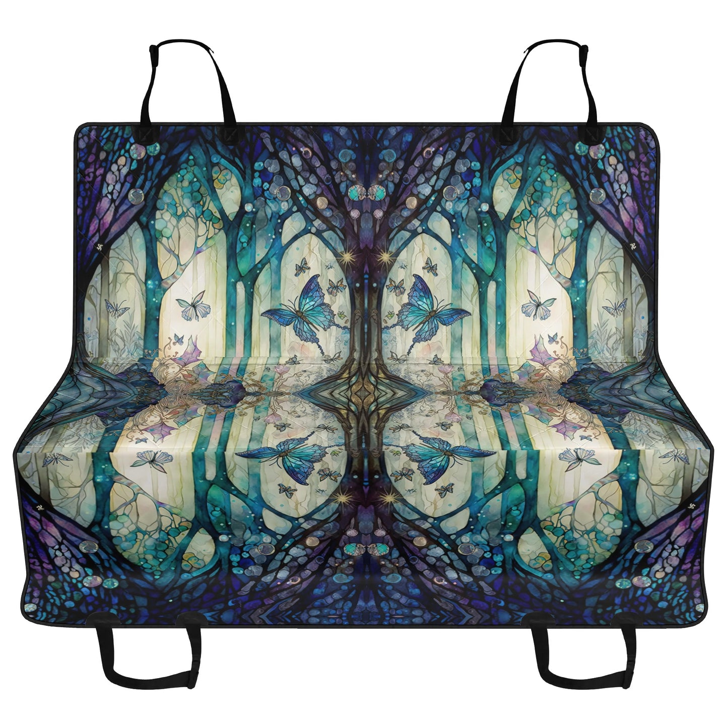 Enchanted Lake Car Pet Seat Cover - Waterproof Back Seat Cover Pet Hammock Dog Seat Protector