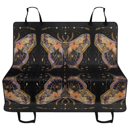 Luna Moth Pet Seat Cover - Car Back Seat Cover Pet Hammock Dog Seat Protector Automotive Car Interior Waterproof Cover
