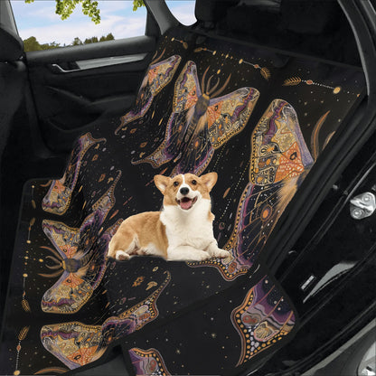 Luna Moth Pet Seat Cover - Car Back Seat Cover Pet Hammock Dog Seat Protector Automotive Car Interior Waterproof Cover