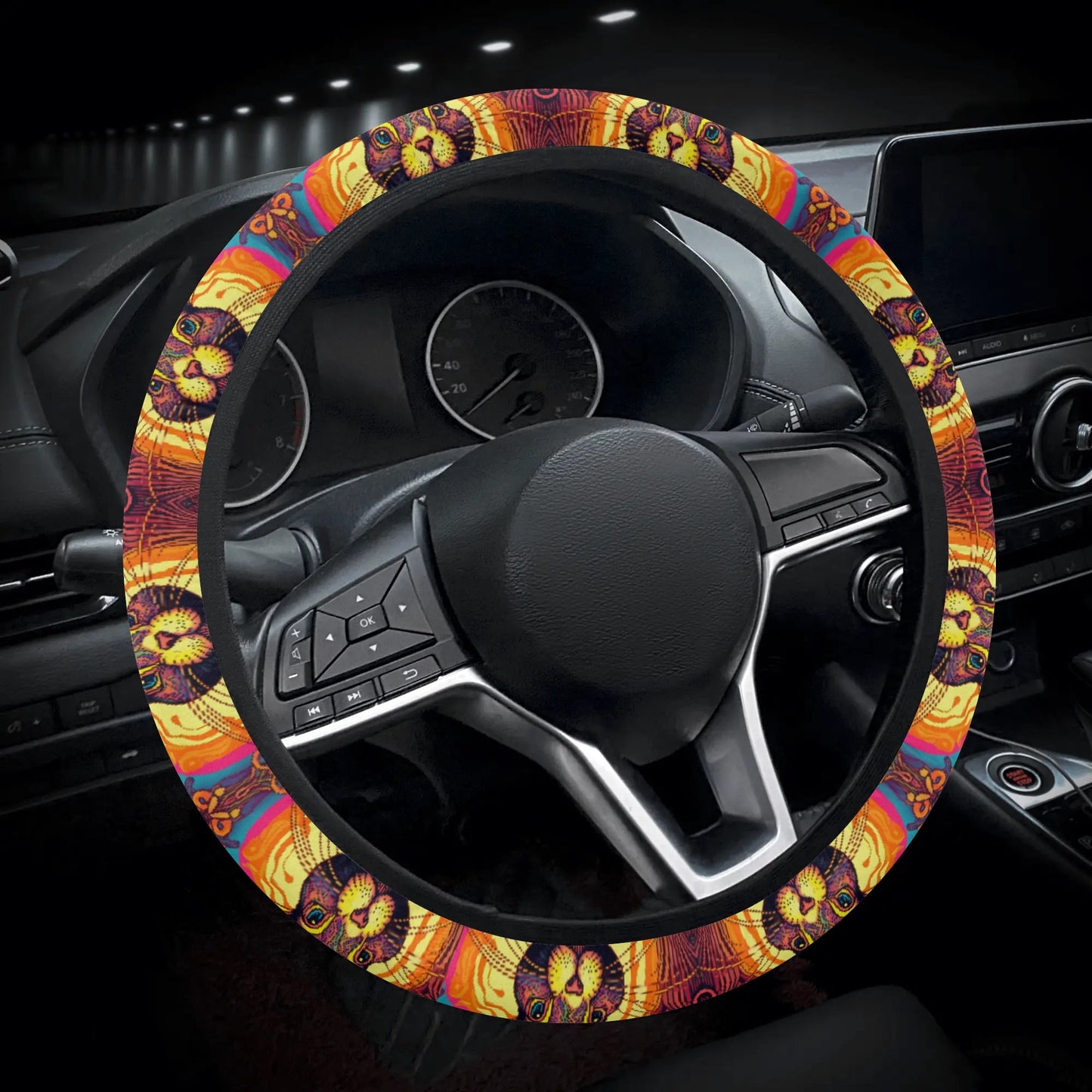 Psycho Rabbit Car Steering Wheel Cover