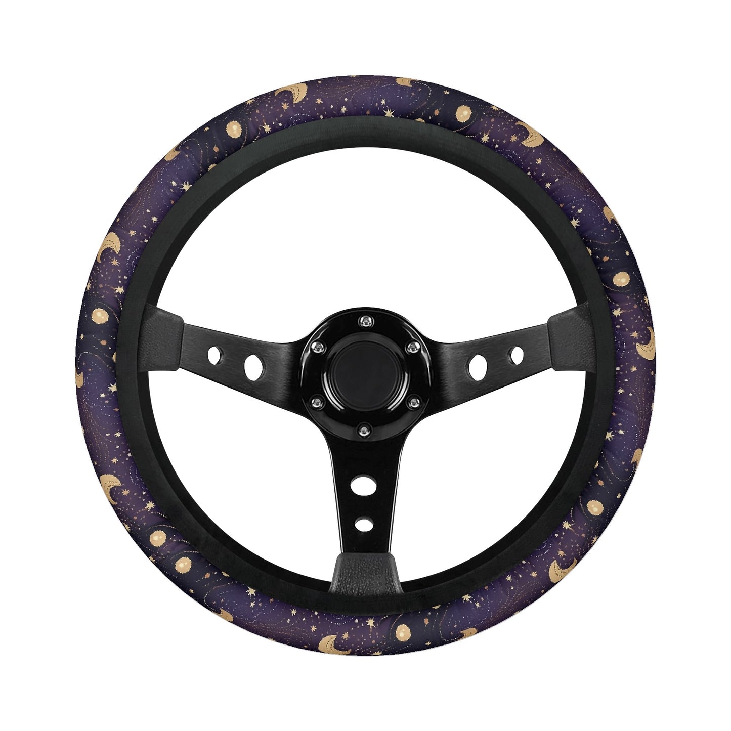 Star Moon Celestial Car Steering Wheel Cover