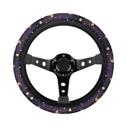 Star Moon Celestial Car Steering Wheel Cover