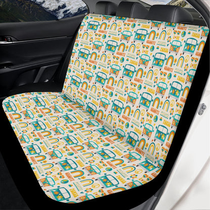 Hippy Camper Car Seat Covers - Front Seat Cover or Full Set Front and Back Seat Cover Front Seat Cover Universal Fit