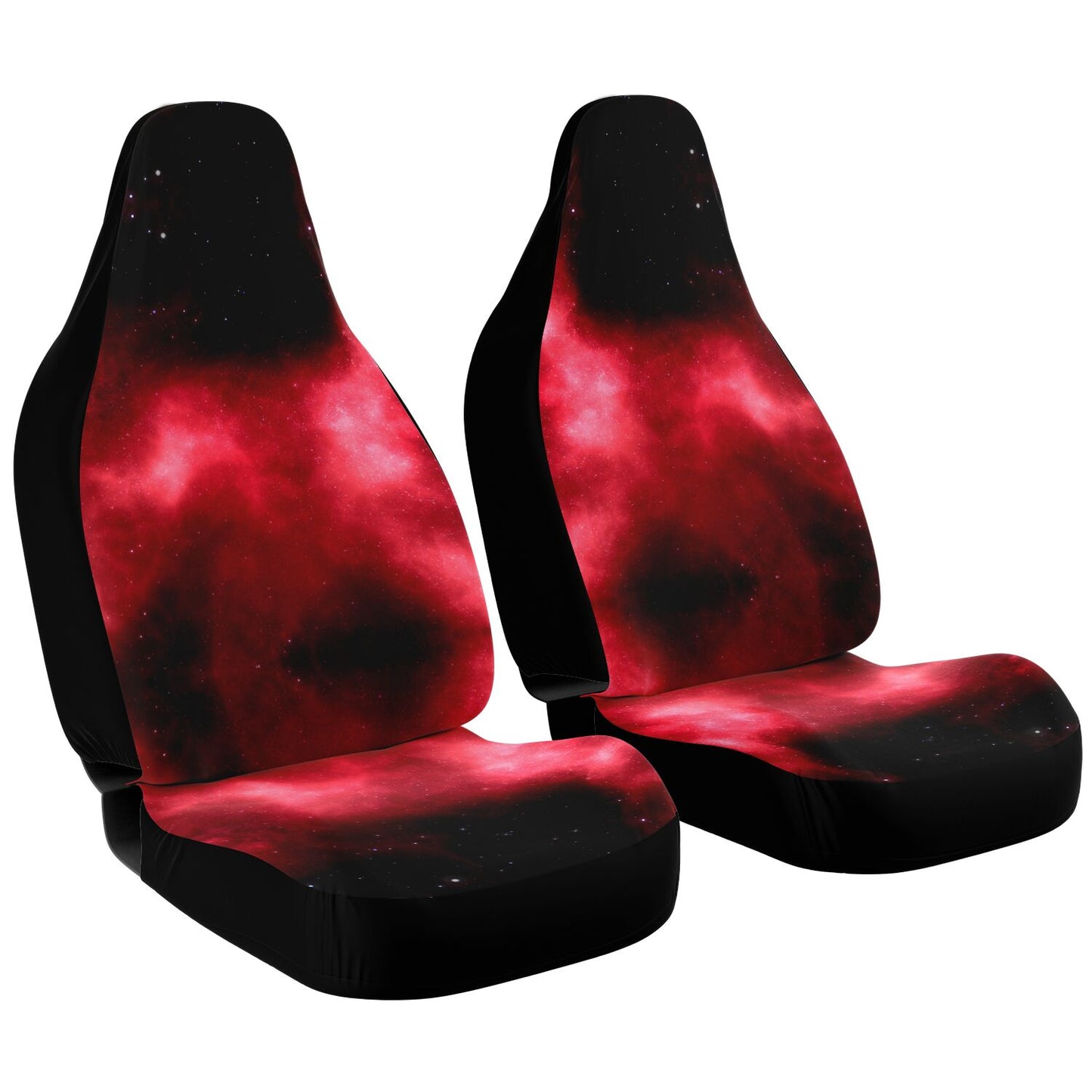 Red Mars Galaxy Car Seat Covers - Front Seat Cover or Full Set Front and Back Seat Cover Universal Fit