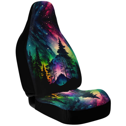 Northern Lights 10 Car Seat Covers - Front Seat Cover or Full Set Front and Back Seat Cover Universal Fit