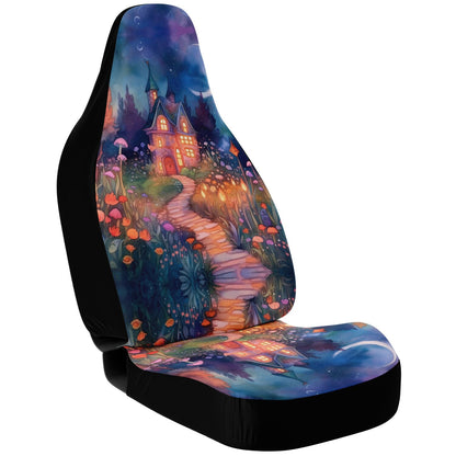 Magical Garden Car Seat Cover - Front Seat Cover or Full Set Front and Back Seat Cover Universal Fit