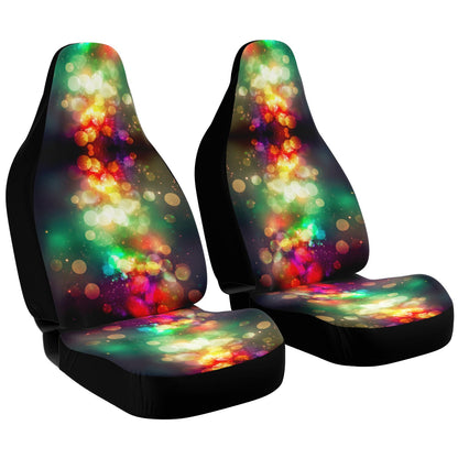 Sparkle Shimmer Car Seat Cover - Front Seat Cover or Full Set Front and Back Seat Cover Front Seat Cover Universal Fit