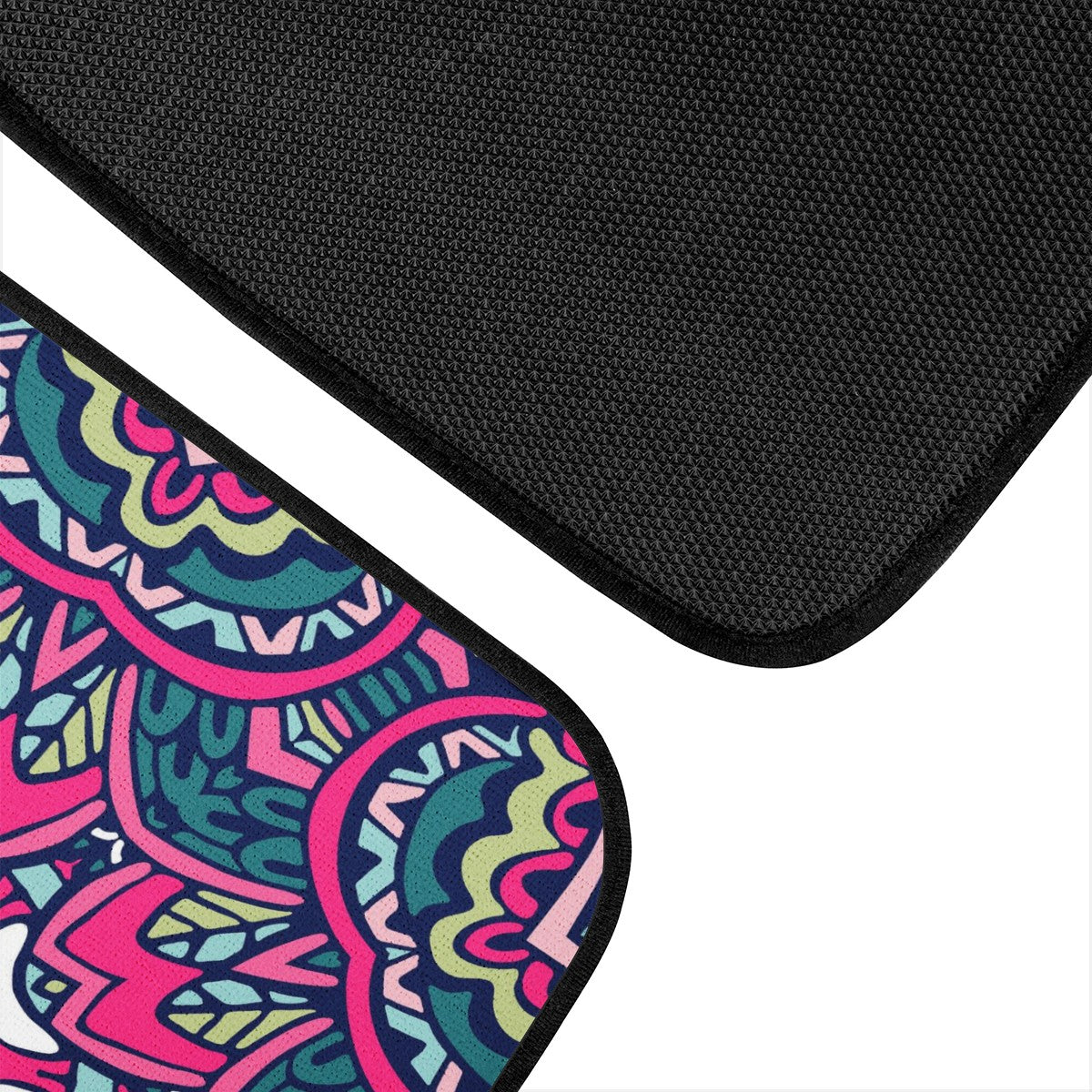 Funky Pink Mandala Car Mats - Set of 2 or 4 Car Floor Mats Car Accessories