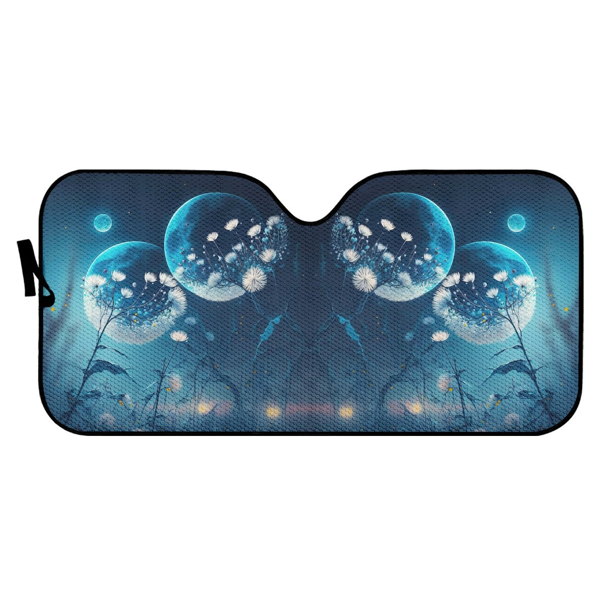 Blue Moon Dandelion Auto Sun Shade - Car Shades for Vehicle Windscreen Shield Sun Covers