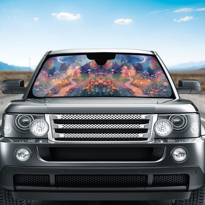 Magical Garden Auto Sun Shade  - Car Shade for Vehicle Windscreen Shield Sun Covers