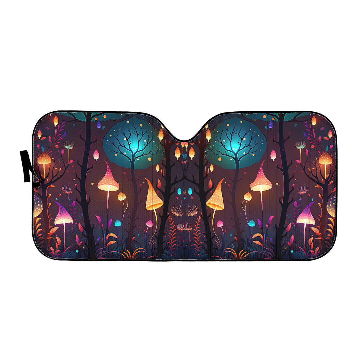 Magical Mushroom Forest Auto Sun Shade - Car Shade for Vehicle Windscreen Shield Sun Covers