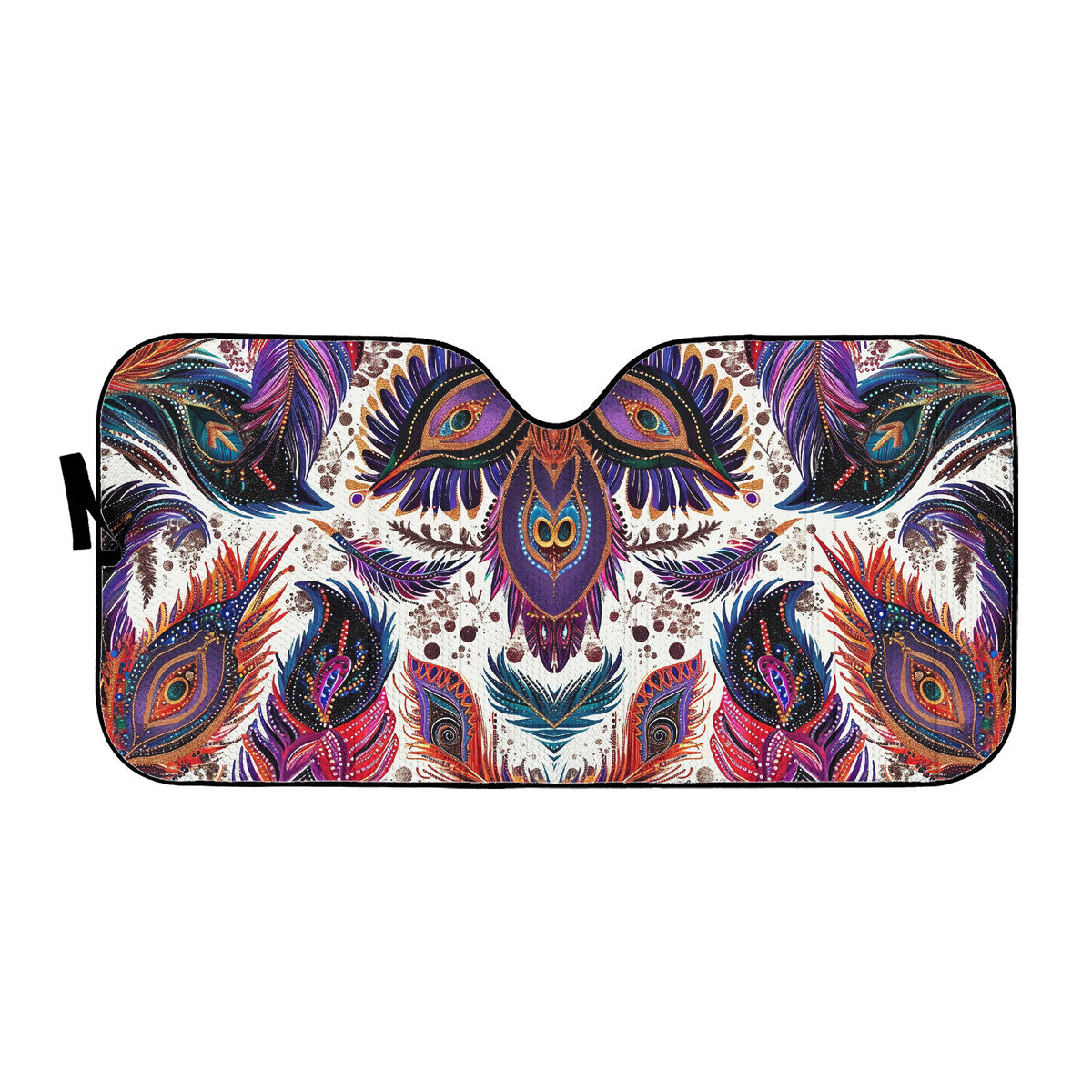Tribal Feathers Auto Sun Shade - Car Shades for Vehicle Windscreen Shield Sun Covers