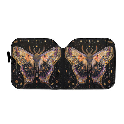 Luna Moth Auto Sun Shade - Car Shades for Vehicle Windscreen Shield Sun Covers