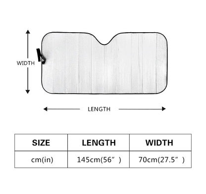 Old Maps 22 Auto Sun Shade - Car Shade for Vehicle Windscreen Shield Sun Covers