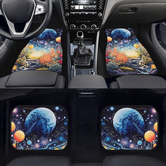 Moon Scape Car Floor Mats - Set of 2 or 4 Car Mats Car Accessories