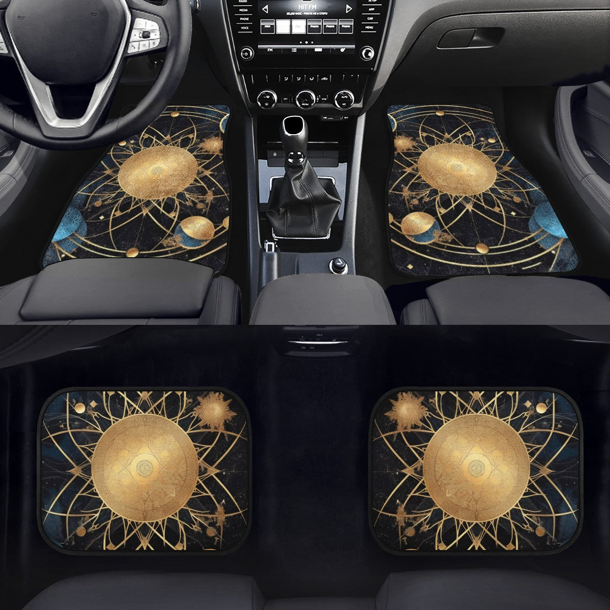 Cosmic Background 8 Car Mats - Set of 2 or 4 Car Floor Mats Car Accessories