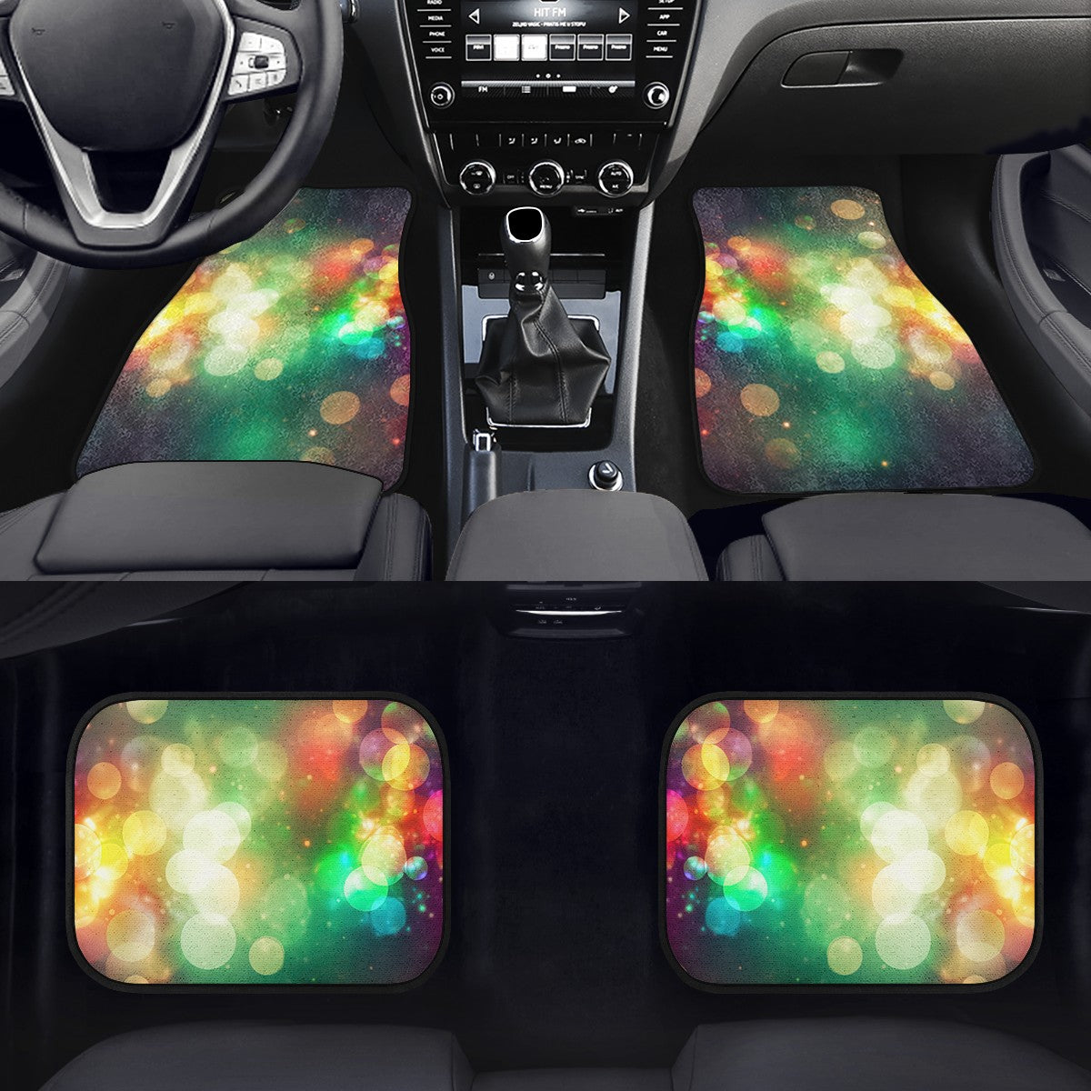 Sparkle Shimmer Car Mats - Set of 2 or 4 Car Floor Mats Car Accessories