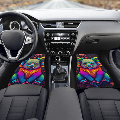 Psycho Koala Car Mats - Set of 2 or 4 Car Floor Mats Car Accessories