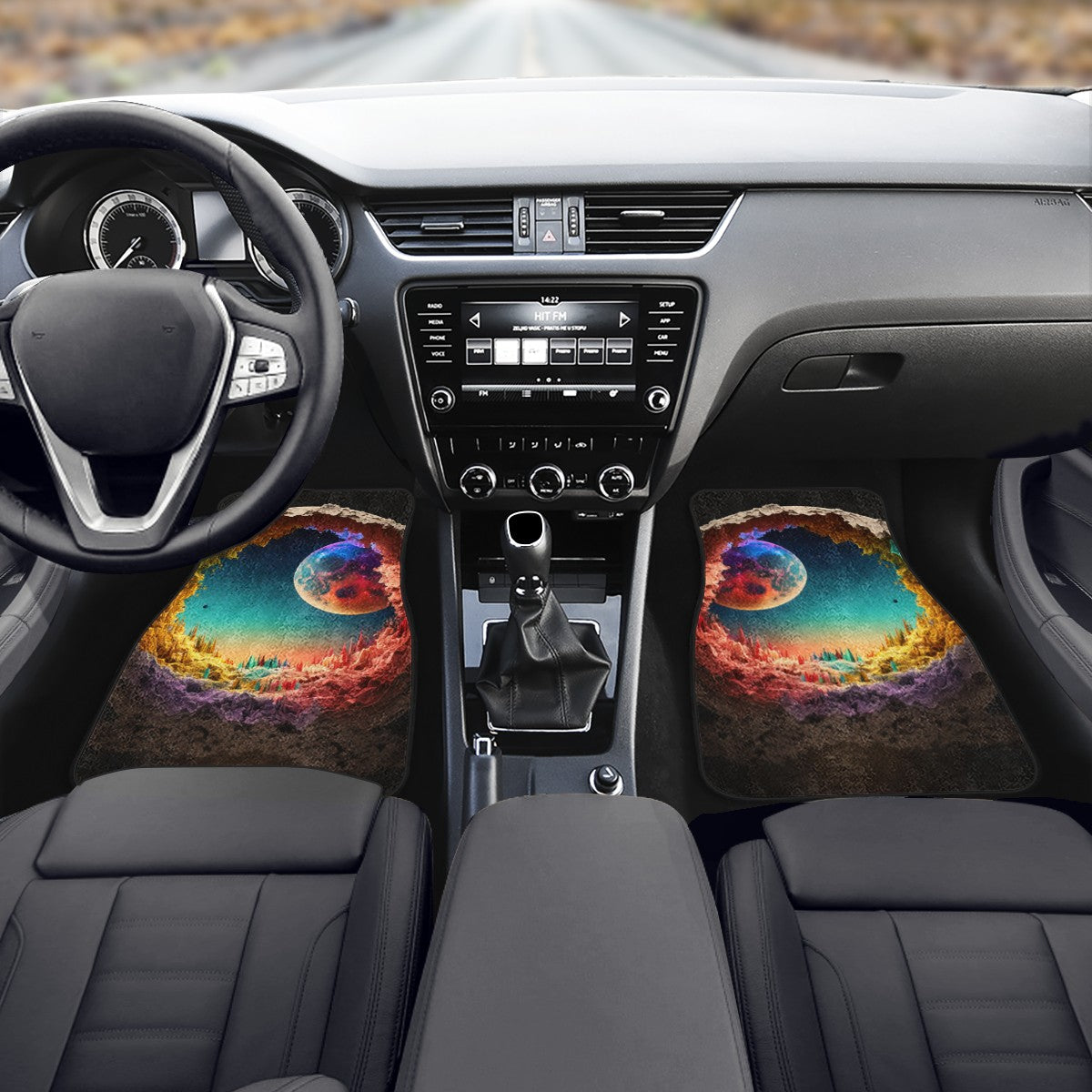 Alien Moon Car Mats - Set of 2 or 4 Car Floor Mats Car Accessories