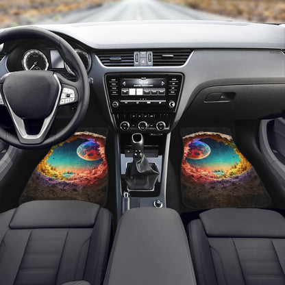 Alien Moon Car Mats - Set of 2 or 4 Car Floor Mats Car Accessories