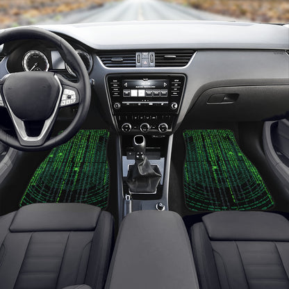 Binary Code Car Mats - Set of 2 or 4 Car Floor Mats Car Accessories