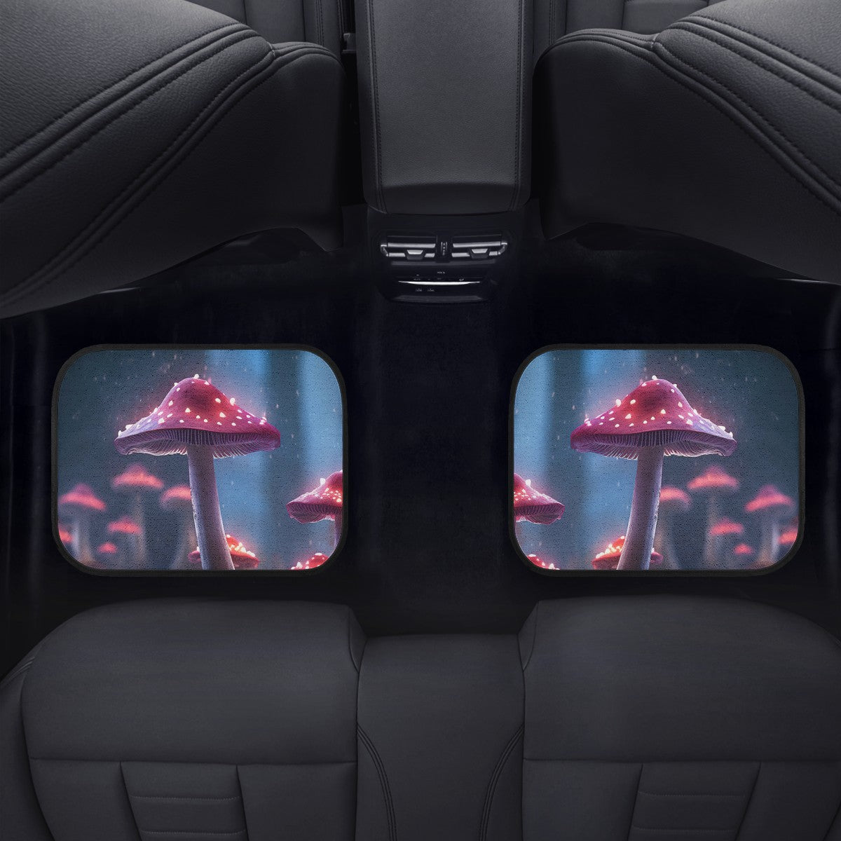 Pink Mushrooms Car Mats - Set of 2 or 4 Car Floor Mats Car Accessories
