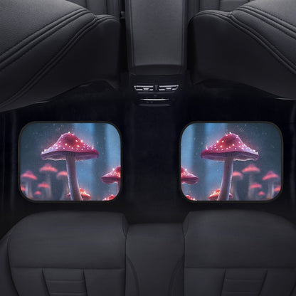 Pink Mushrooms Car Mats - Set of 2 or 4 Car Floor Mats Car Accessories