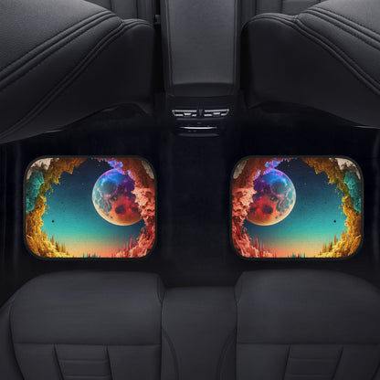 Alien Moon Car Mats - Set of 2 or 4 Car Floor Mats Car Accessories