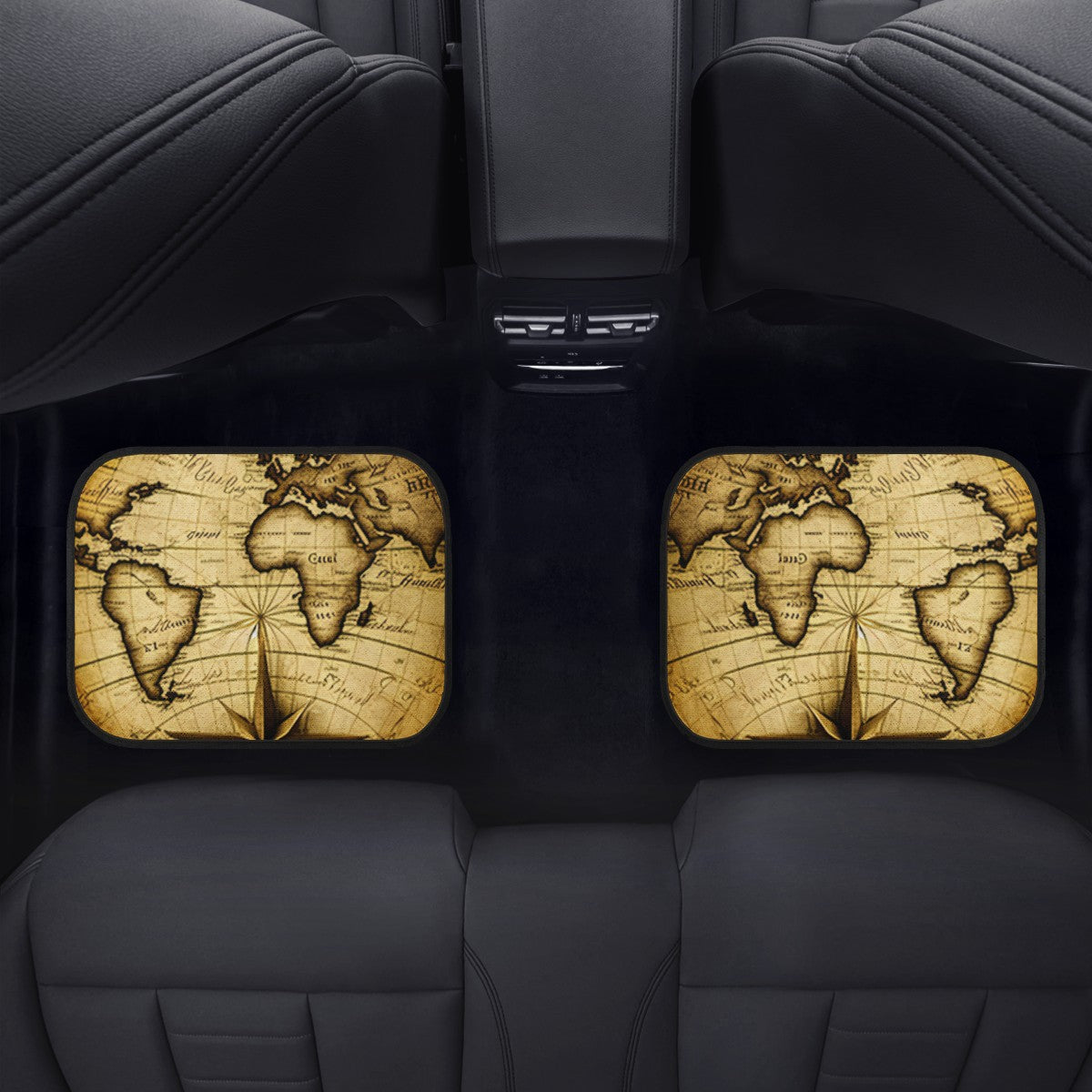 Old Maps 1 Car Mats - Set of 2 or 4 Car Floor Mats Car Accessories