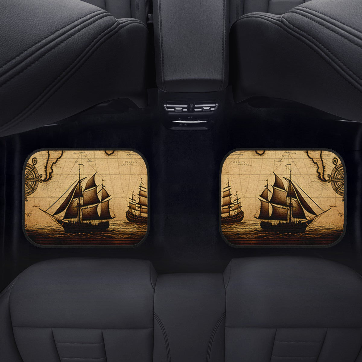 Old Maps 11 Car Mats - Set of 2 or 4 Car Floor Mats Car Accessories