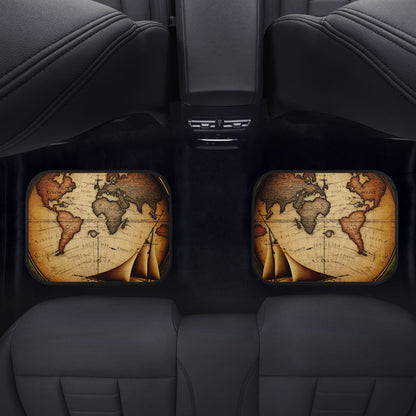 Old Maps 22 Car Mats - Set of 2 or 4 Car Floor Mats Car Accessories