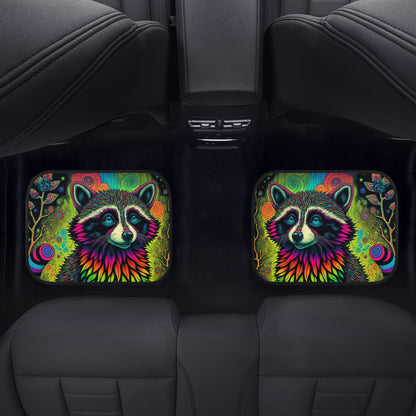 Psycho Raccoon Car Mats - Set of 2 or 4 Car Floor Mats Car Accessories