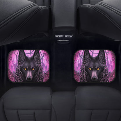 Wolf Midnight Purple Car Mats - Set of 2 or 4 Car Floor Mats Car Accessories