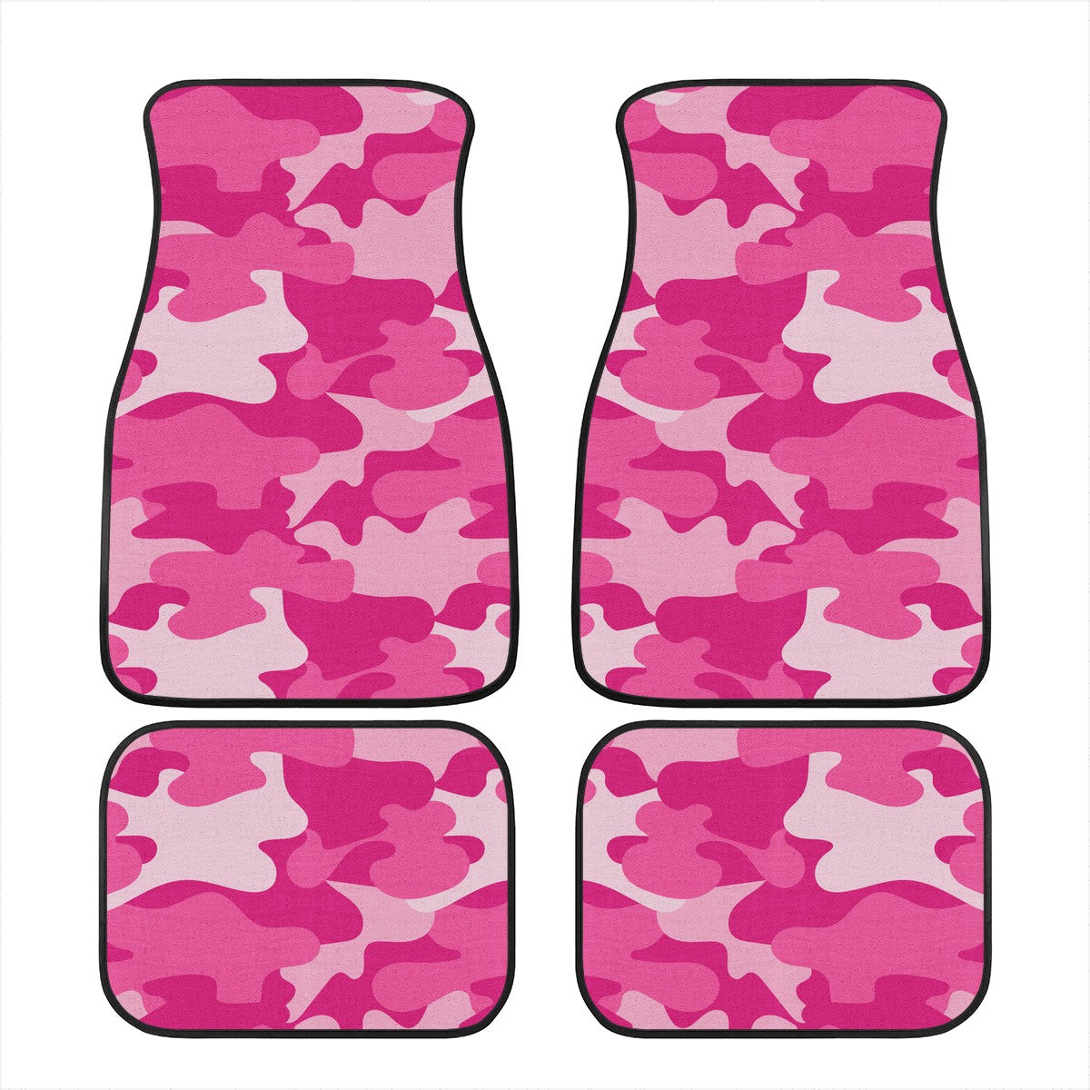 Pink Camo Car Mats - Set of 2 or 4 Car Floor Mats Car Accessories