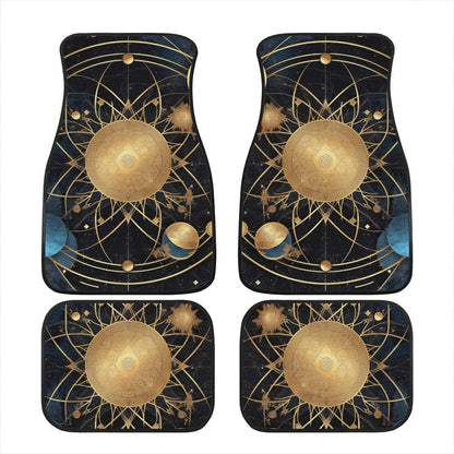 Cosmic Background 8 Car Mats - Set of 2 or 4 Car Floor Mats Car Accessories