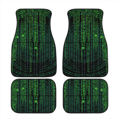 Binary Code Car Mats - Set of 2 or 4 Car Floor Mats Car Accessories