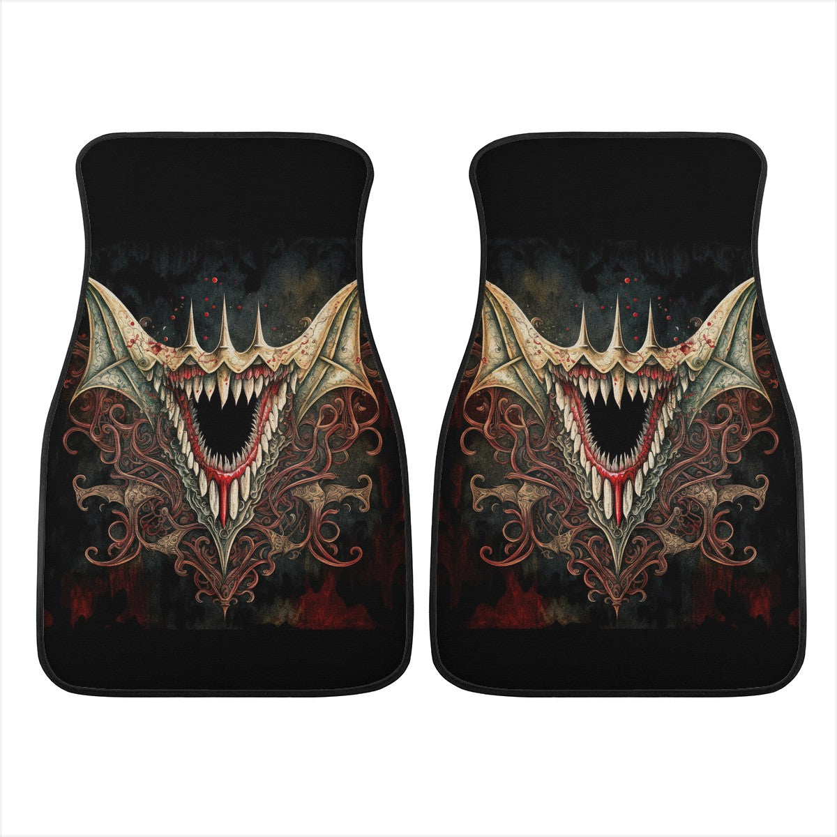 Vampire Fangs Car Mats - Set of 2 or 4 Car Floor Mats Car Accessories