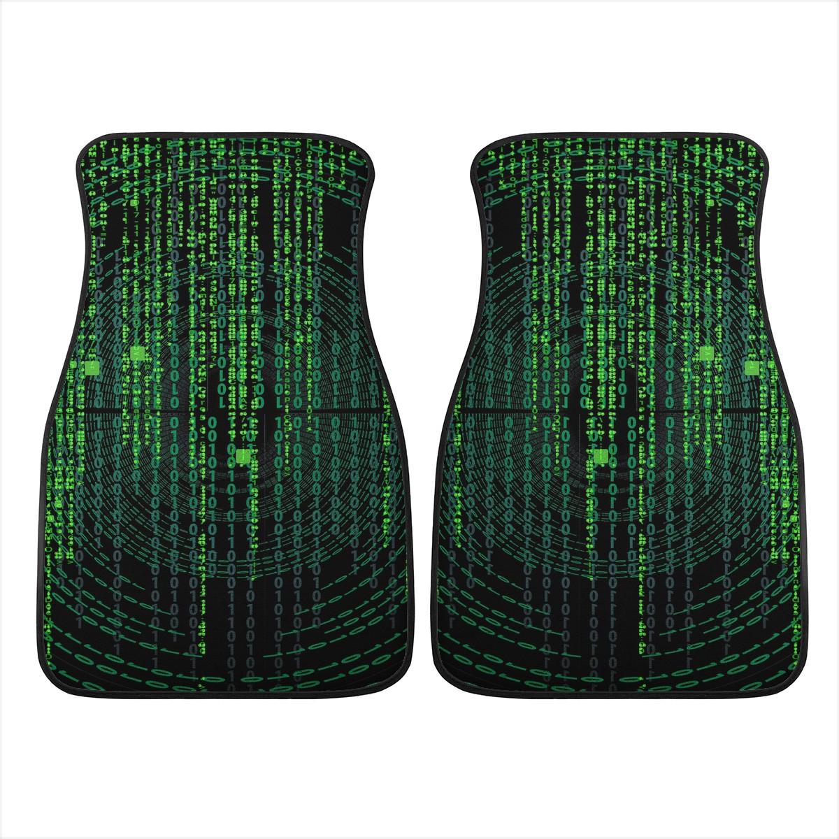 Binary Code Car Mats - Set of 2 or 4 Car Floor Mats Car Accessories