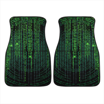 Binary Code Car Mats - Set of 2 or 4 Car Floor Mats Car Accessories