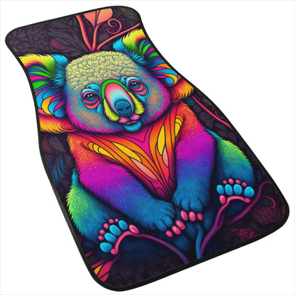 Psycho Koala Car Mats - Set of 2 or 4 Car Floor Mats Car Accessories