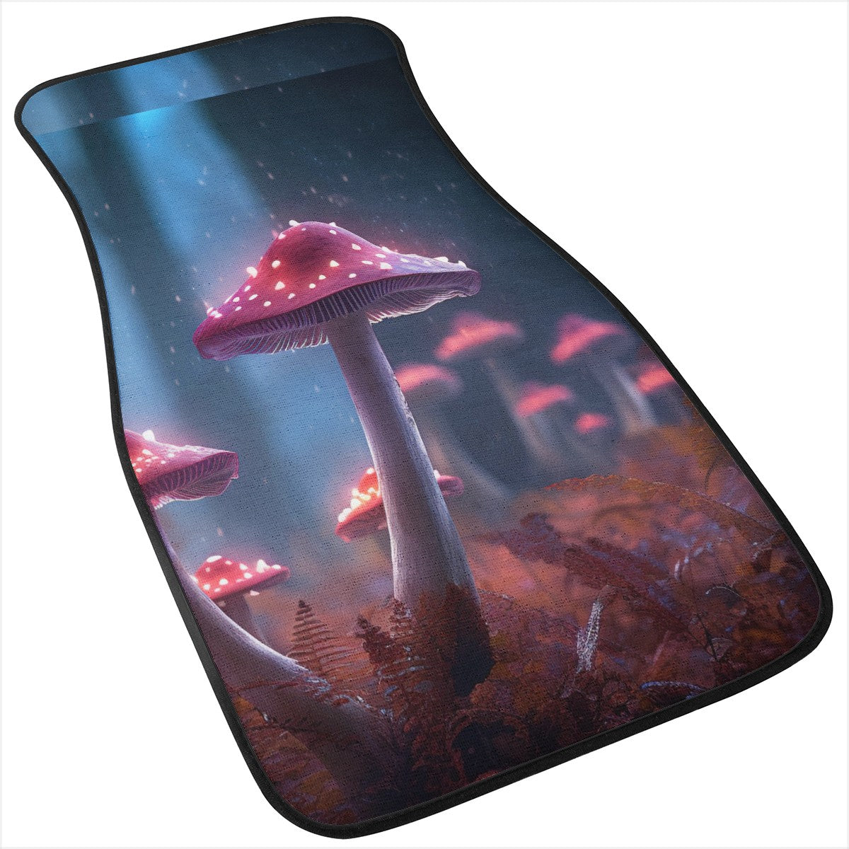 Pink Mushrooms Car Mats - Set of 2 or 4 Car Floor Mats Car Accessories