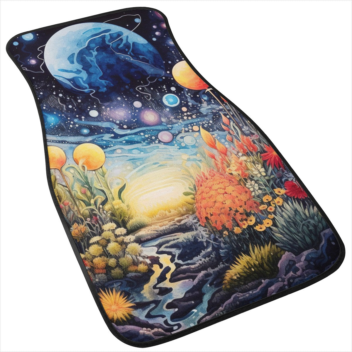 Moon Scape Car Floor Mats - Set of 2 or 4 Car Mats Car Accessories